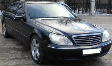 Дефлекторы окон (ветровики) Mercedes Benz S-klasse (W220) Long 1998-2005 Кобра Тюнинг